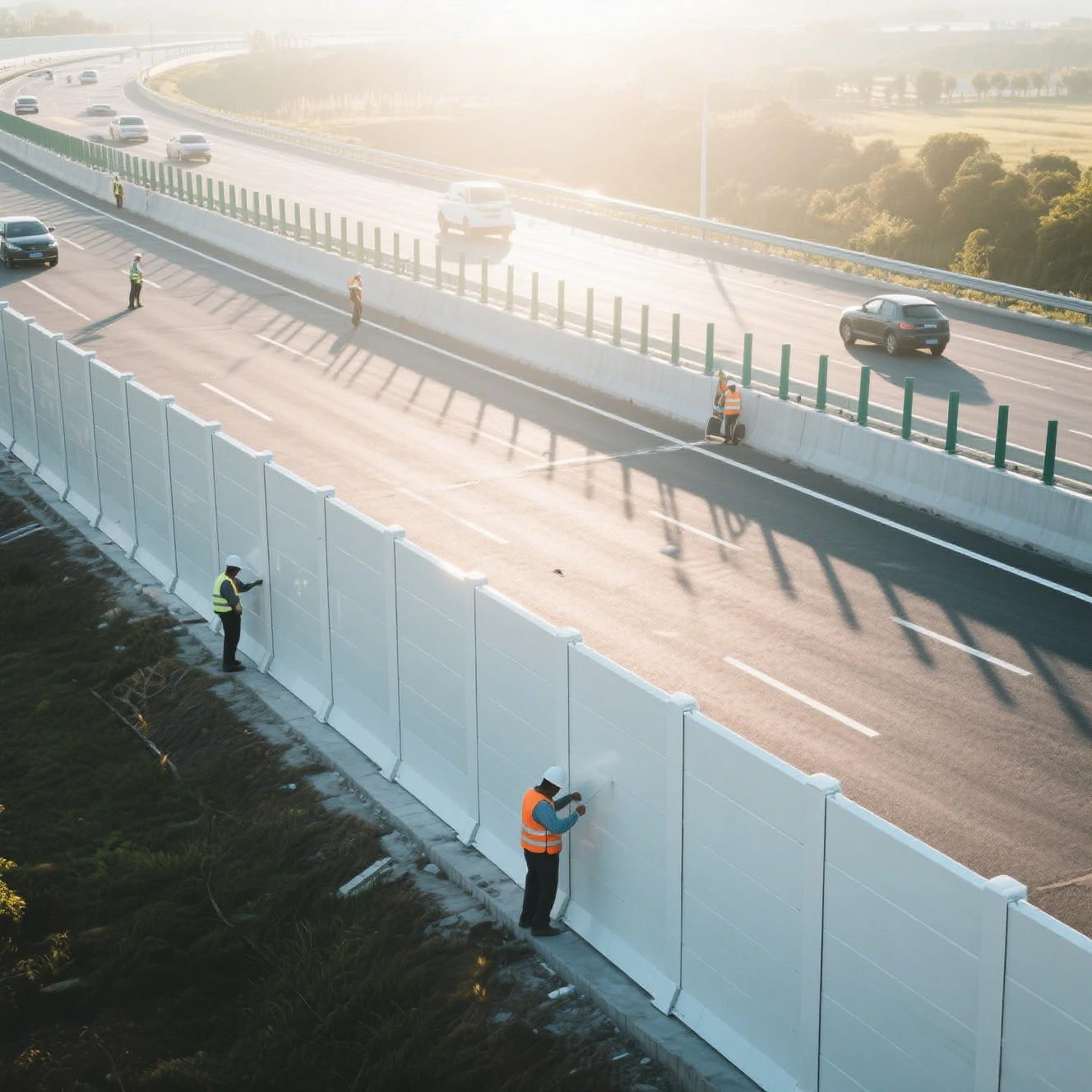 Highway Noise Barrier