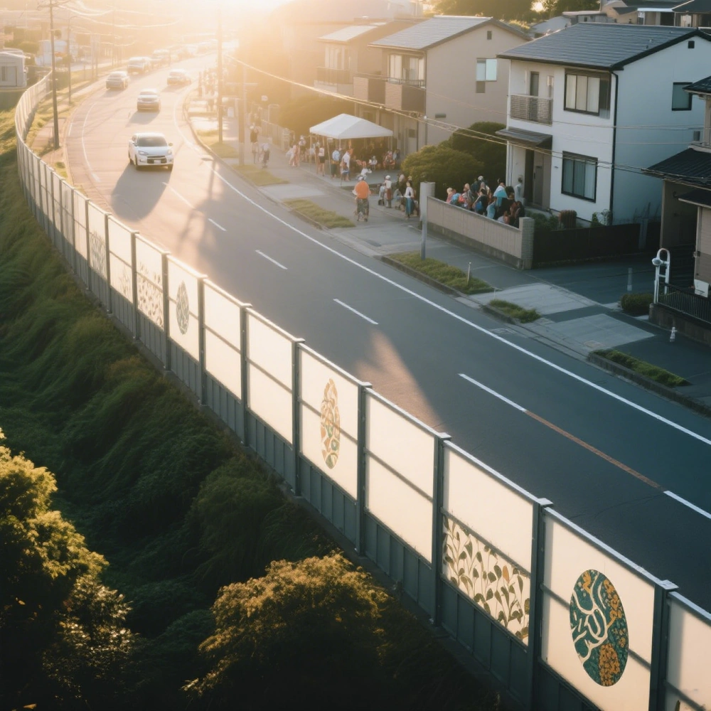 Roadside Noise Barrier