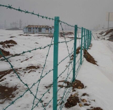 Barbed fencing wire