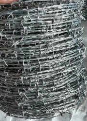 Barbed fencing wire