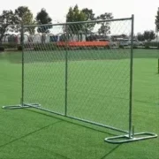 portable chain link fence